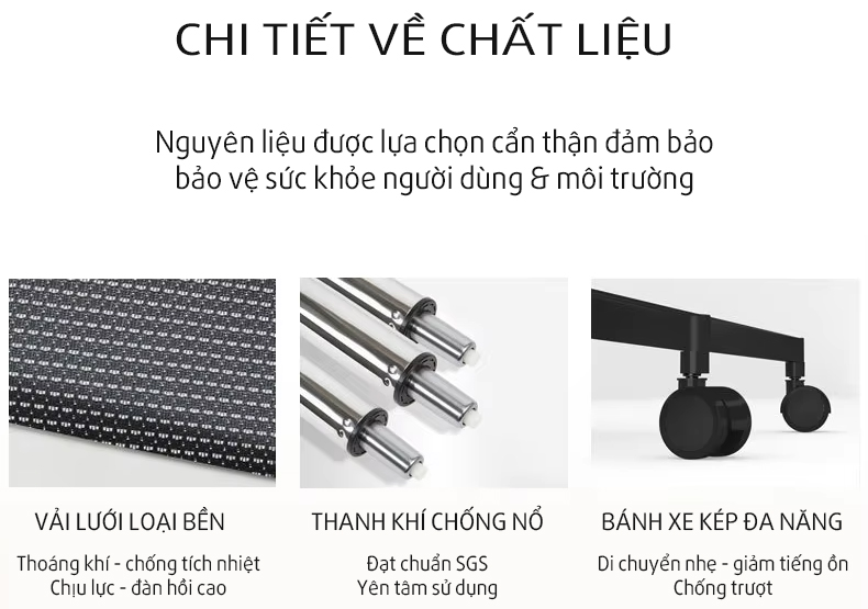 Chi tiết ghế A514B