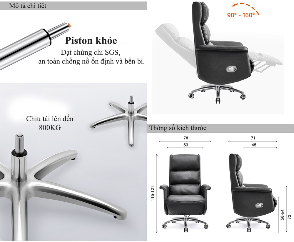 Ghế giám đốc L6702