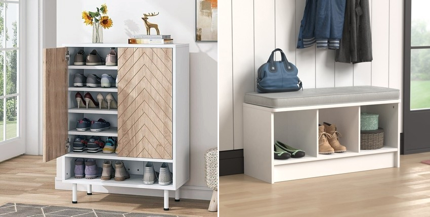 Tuân thủ nguyên tắc lựa chọn và bố trí tủ giày để mang lại may mắn cho gia đình