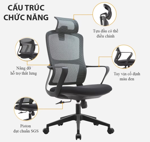 Ghế xoay LM158A-1